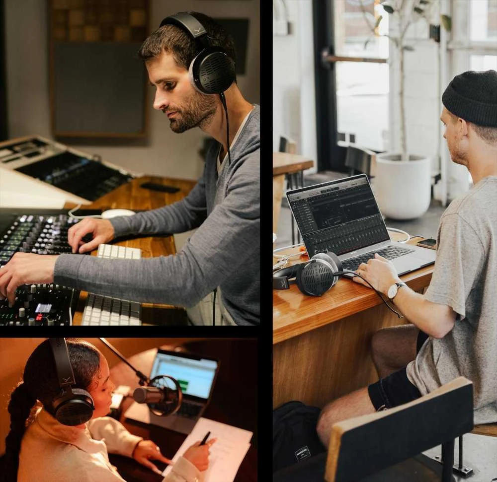 Beyerdynamic Studijinės ausinės DT 900 PRO X su laidu, Juodos