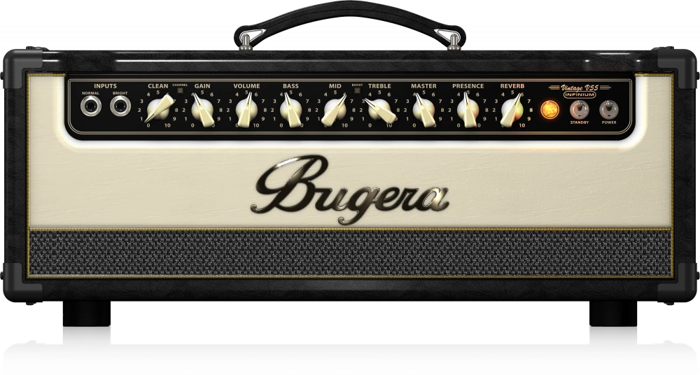 Bugera V55HD Infinium 2 kanalų stiprintuvas, smėlio ir juodas