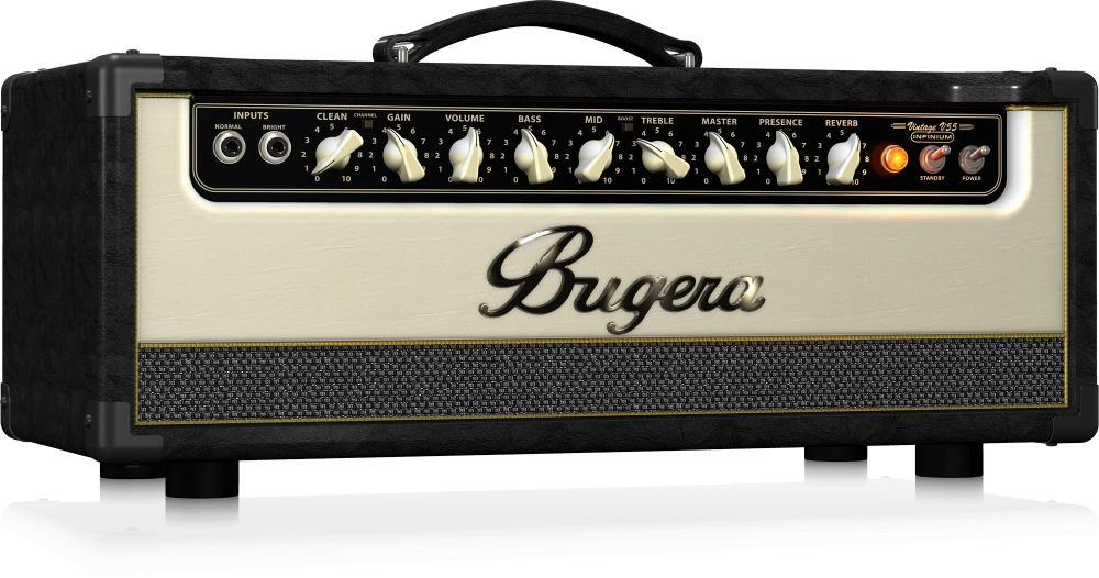Bugera V55HD Infinium 2 kanalų stiprintuvas, smėlio ir juodas