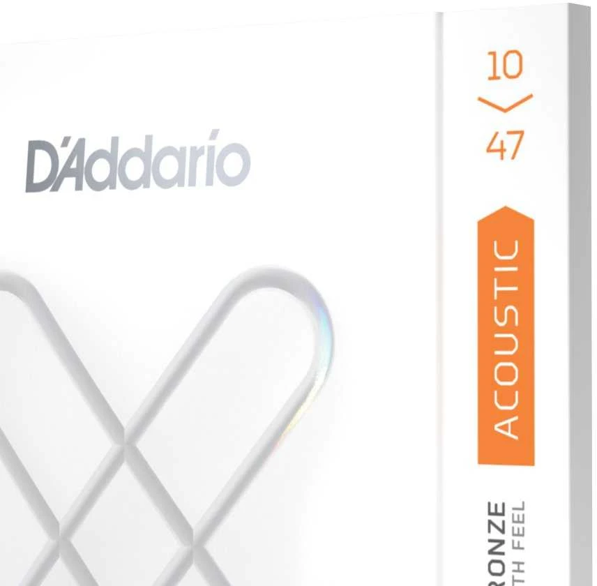 Stygos akustinei gitarai D'Addario XSAPB1047 Phosphor bronze