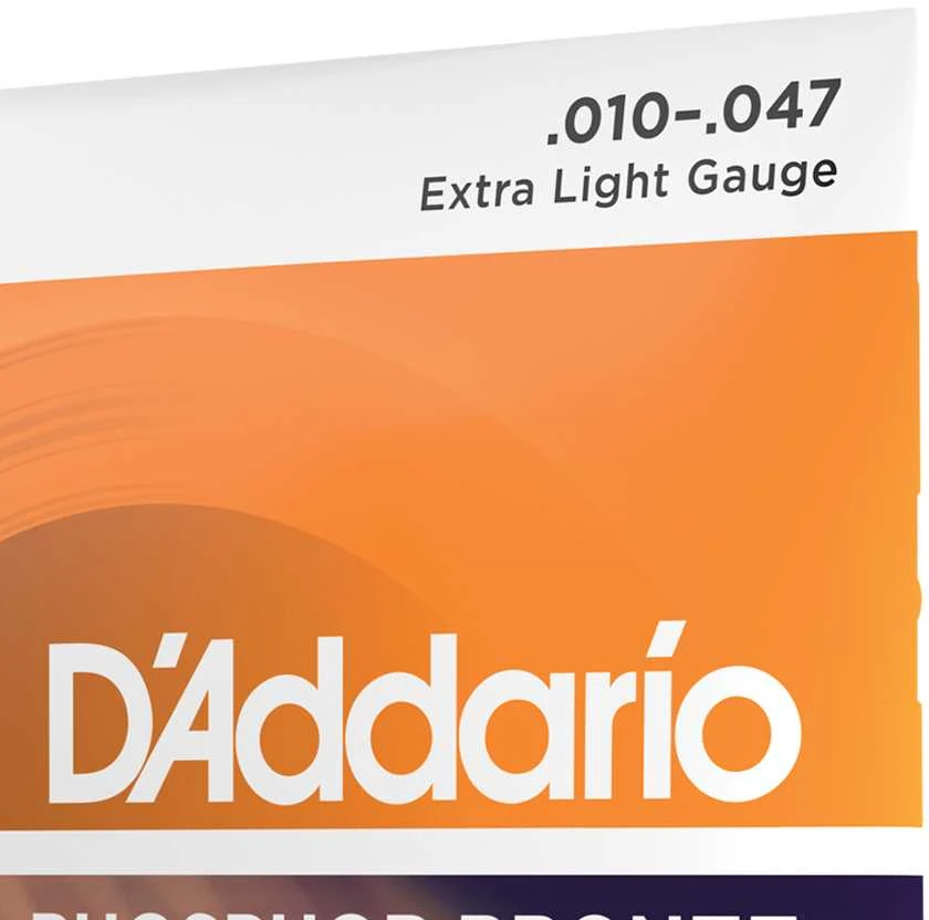 Stygos akustinei gitarai D'Addario EJ15 .010