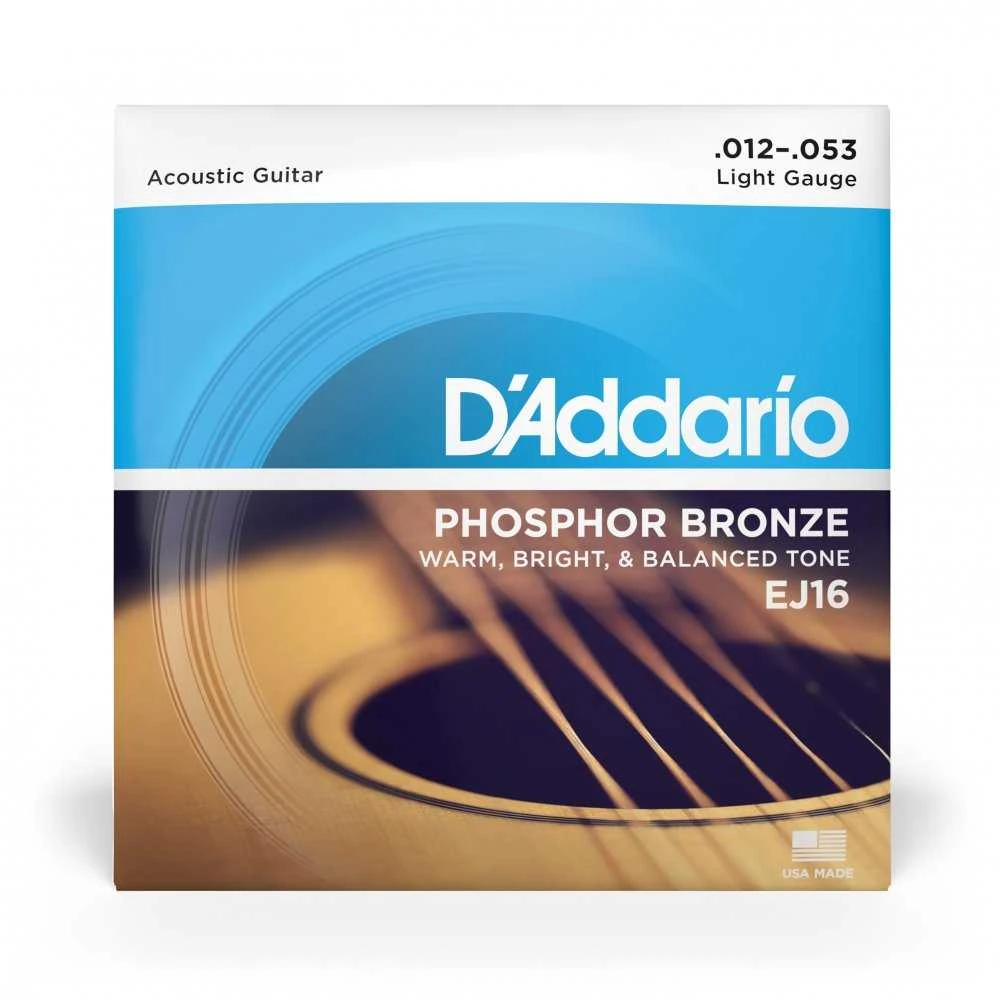 Stygos akustinei gitarai D'Addario EJ16 .012