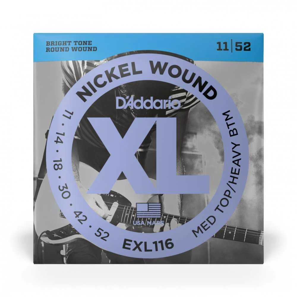 Stygos elektrinei gitarai D'Addario EXL116 .011