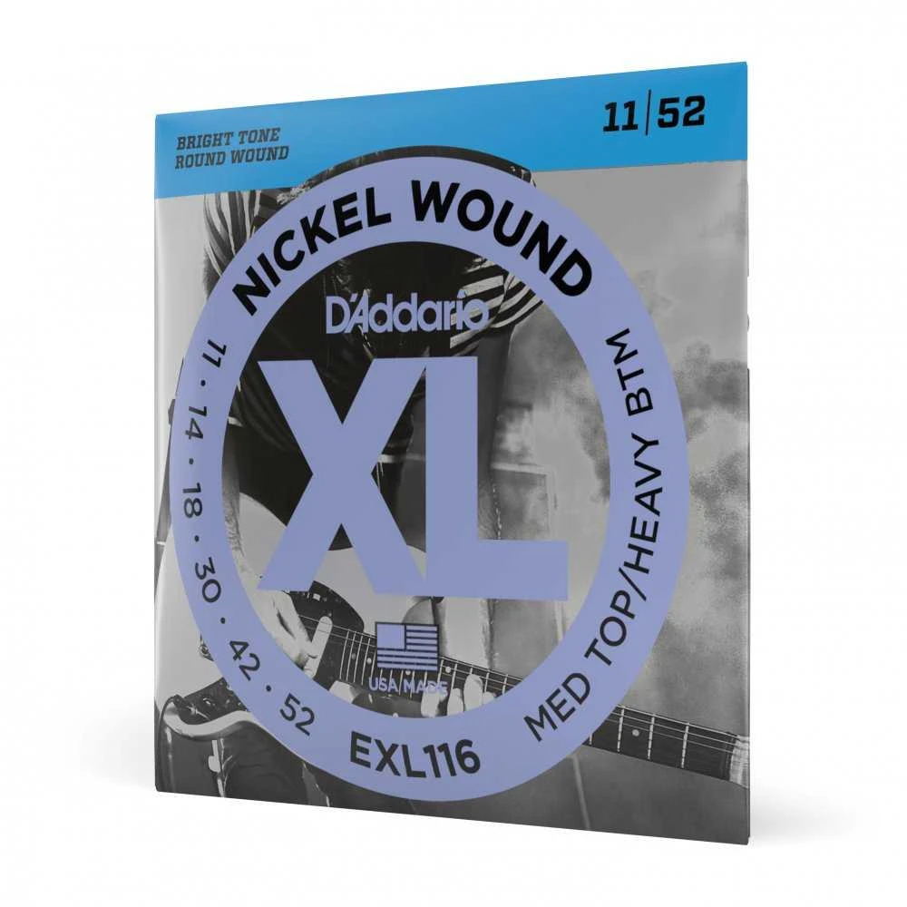 Stygos elektrinei gitarai D'Addario EXL116 .011