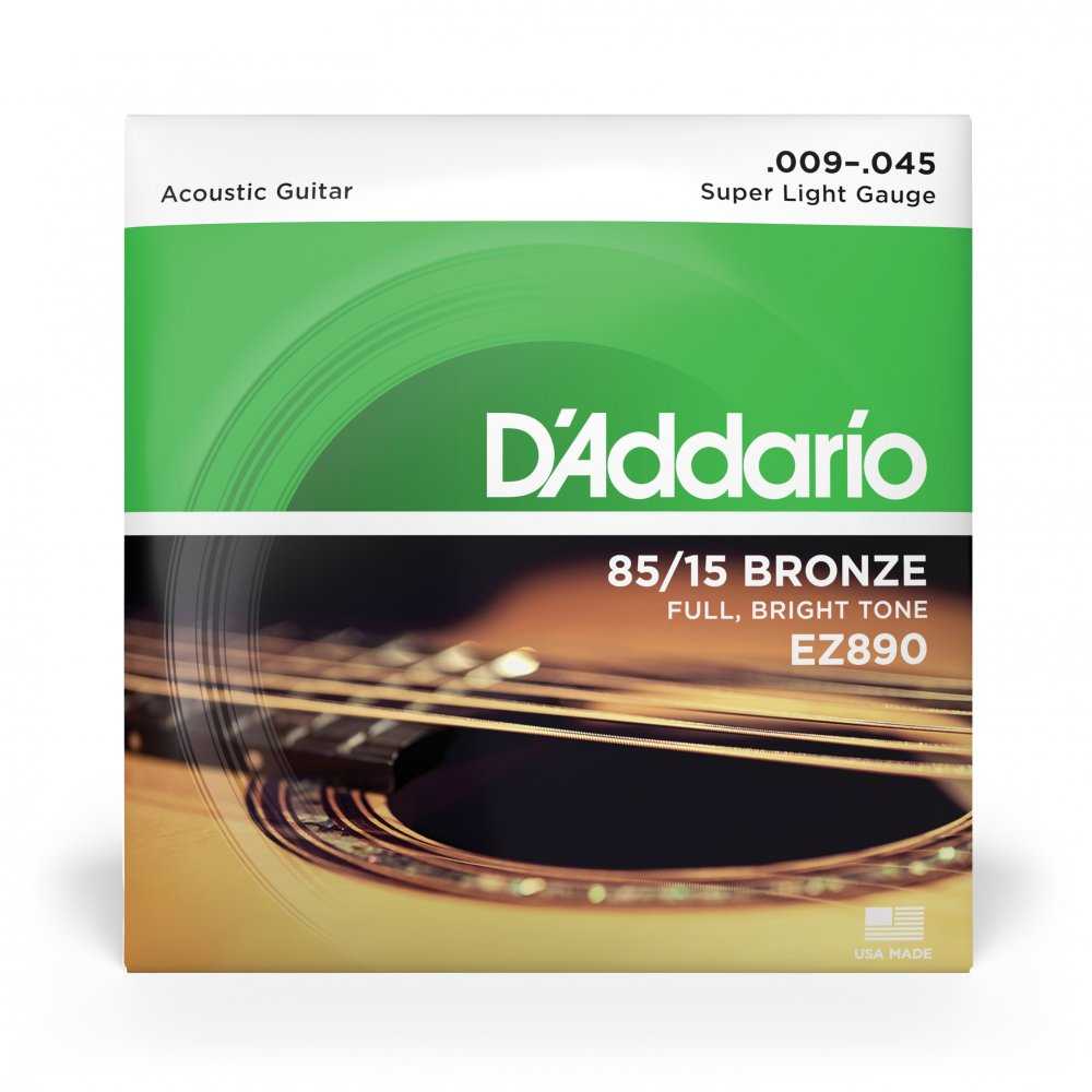 D'Addario EZ890 - acoustic guitar strings (09-45)