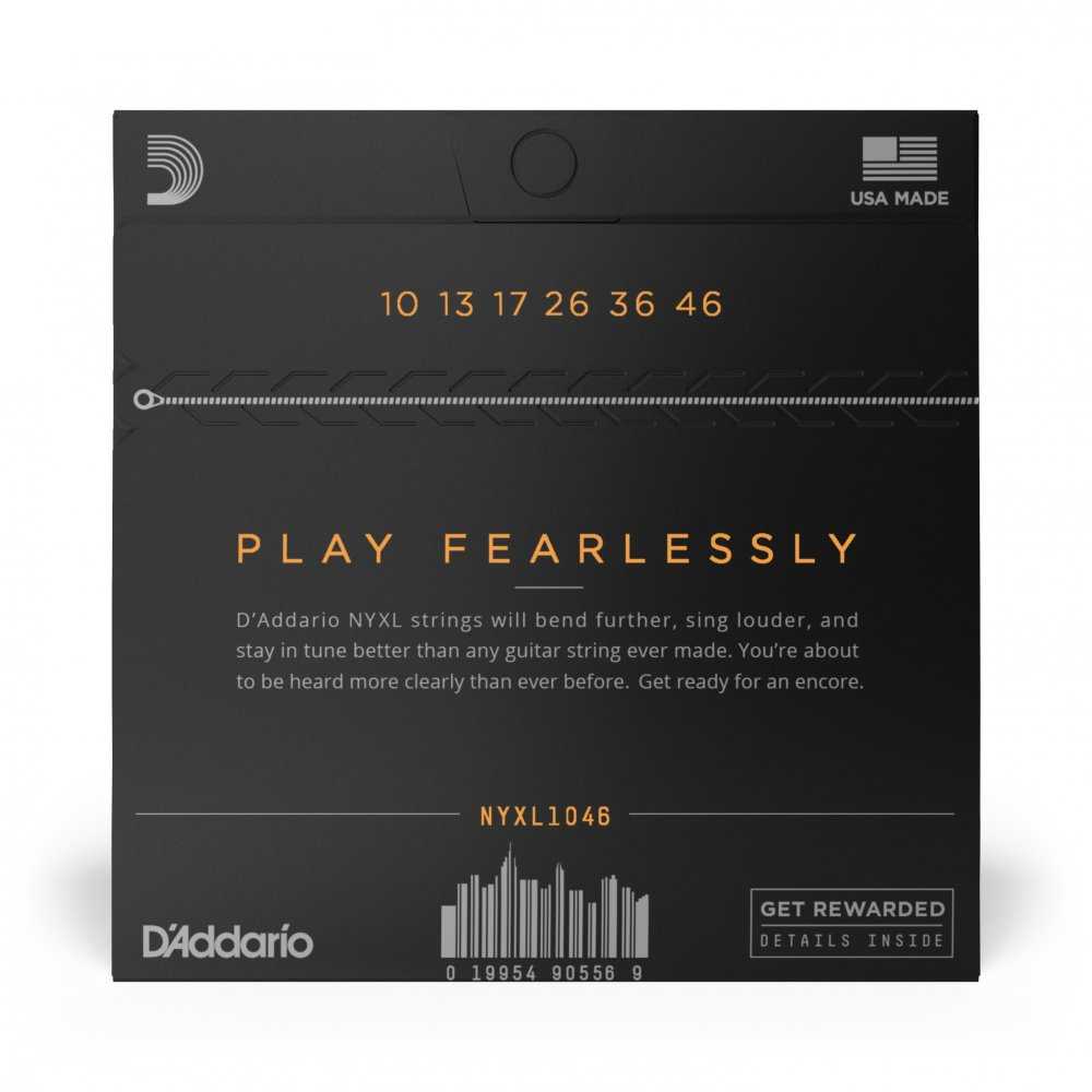 D'Addario NYXL Regular Light Balanced Tension - electric guitar strings (10–46)