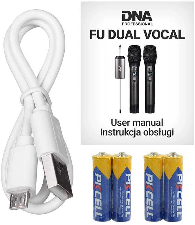 DNA Professional FU Dual Vocal – bevielio mikrofono sistema