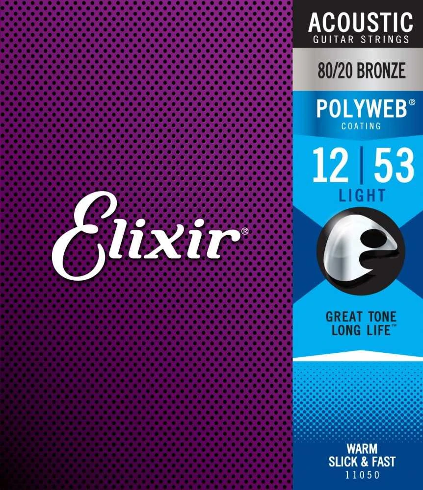 Eliksyras Stygos ak. gitarai Eliksyras 11050 0.012-0.053 Bronze Polyweb
