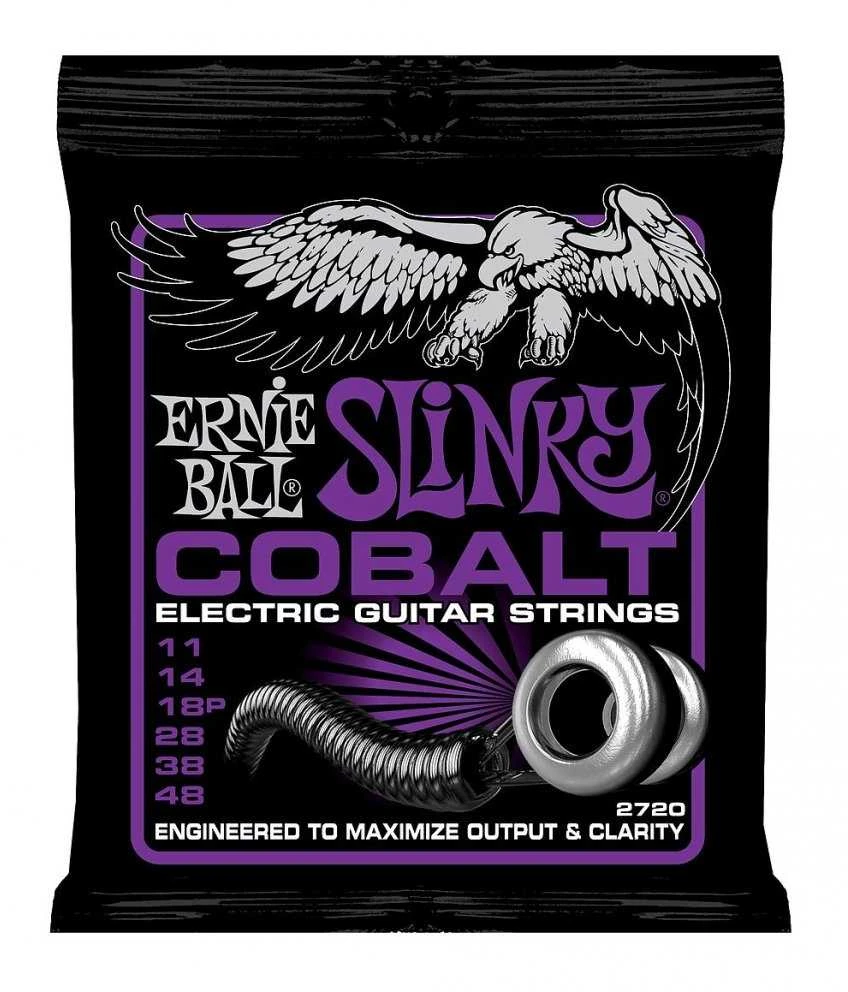 Stygos el. gitarai Ernie Ball Power Slinky Cobalt 11-48