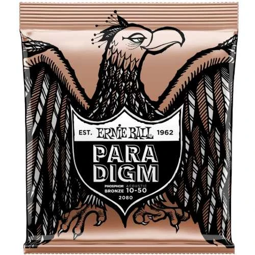 Stygos ak. gitarai Ernie Ball Paradigm 2080 Phosphor Bronze 0.10