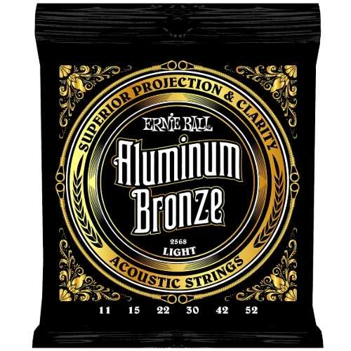 Stygos akustinei gitarai Ernie Ball 2568 Aluminum Bronze 11-52