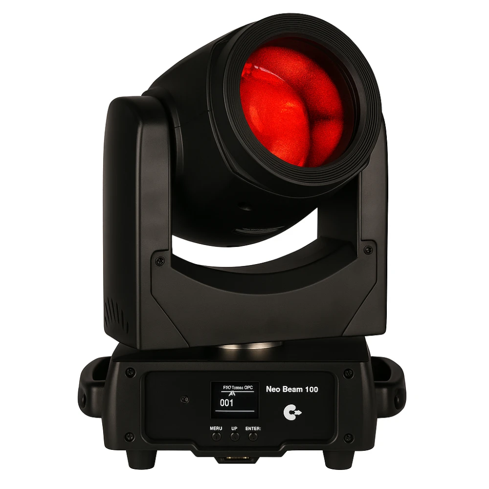 „Carruzzo EVOLIGHTS NEO BEAM“ 100 W LED judanti galva su šviestuvu