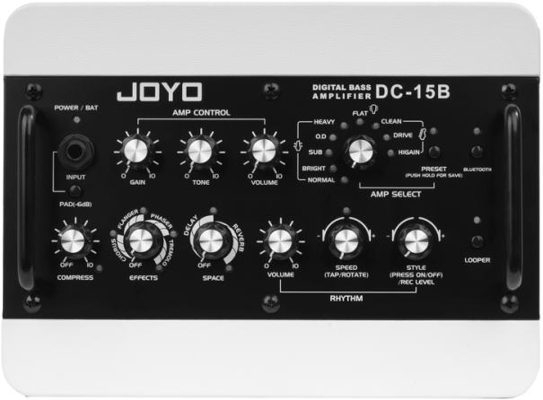 JOYO DC-15B - 15 W bosinės gitaros stiprintuvas