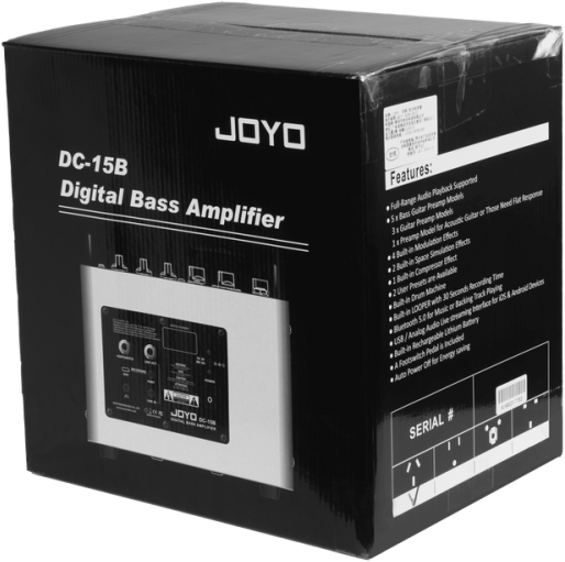 JOYO DC-15B - 15 W bosinės gitaros stiprintuvas