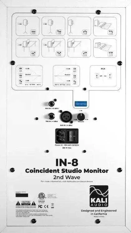 Audio Technica Kali Audio IN-8W V2 - Monitorius klausosi