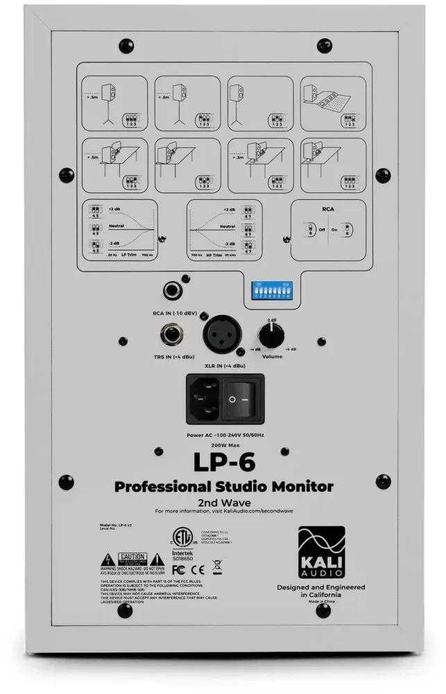 Kompiuterio kolonėlės KLD Kali Audio LP-6W V2-EU Monitorius Speaker