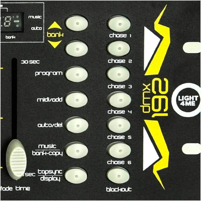 LIGHT4ME DMX 192 MKII - DMX slide controller