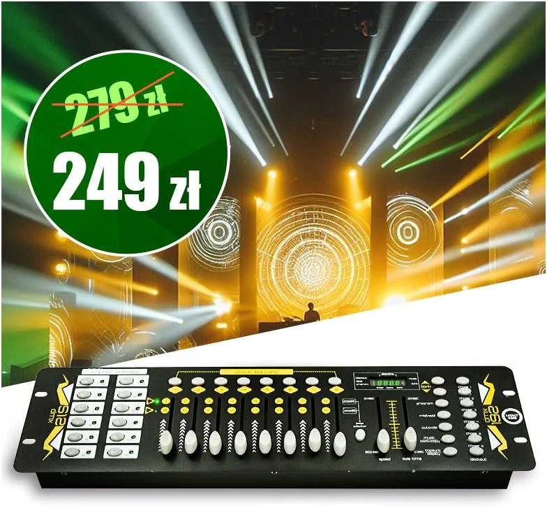 LIGHT4ME DMX 192 MKII valdymo pultas su nuolaidos kaina
