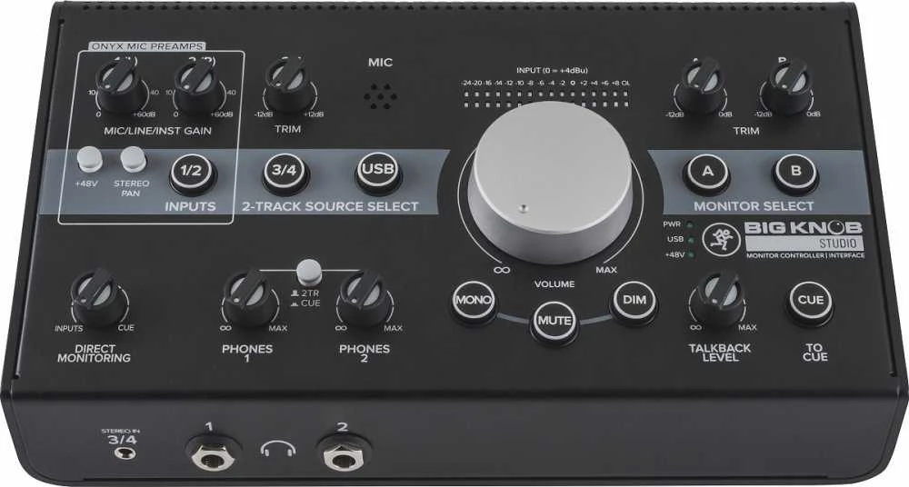 Mackie Big Knob Studio - Aktyvus lygio valdiklis 3x2 monitoriams