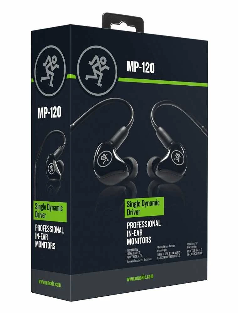 Mackie MP 120 - Ausinės į ausis įkišamos