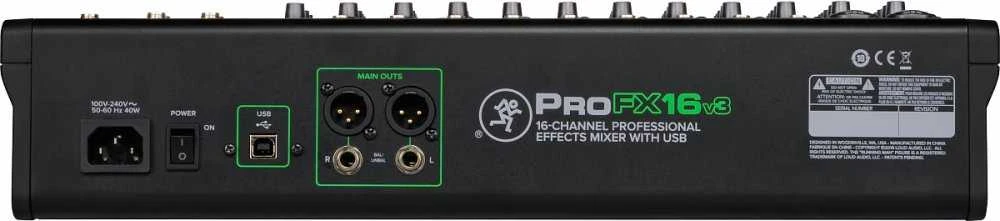Mackie ProFX16v3 – analoginis maišytuvas su USB