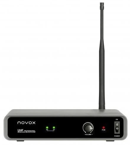 „Novox Free H1“ – belaidis rinkinys su rankiniu mikrofonu Juodas