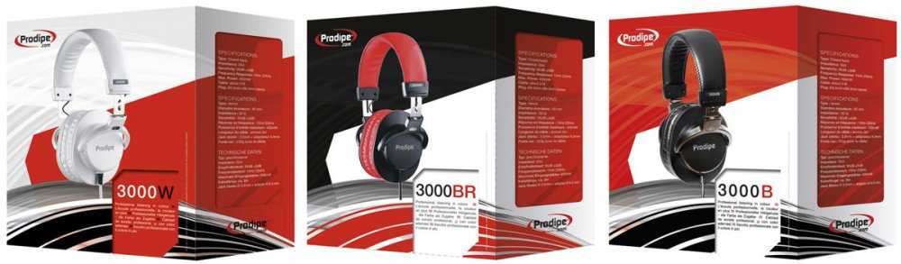 Prodipe 3000W - profesjonalne ausinės studyjne