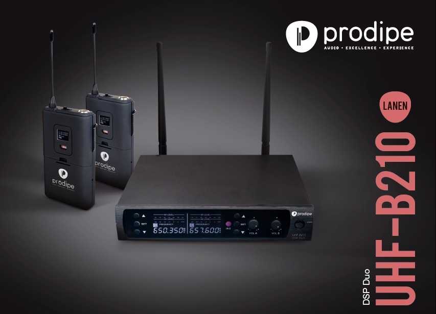 Prodipe B210DUO DSP UHF - system belaidis