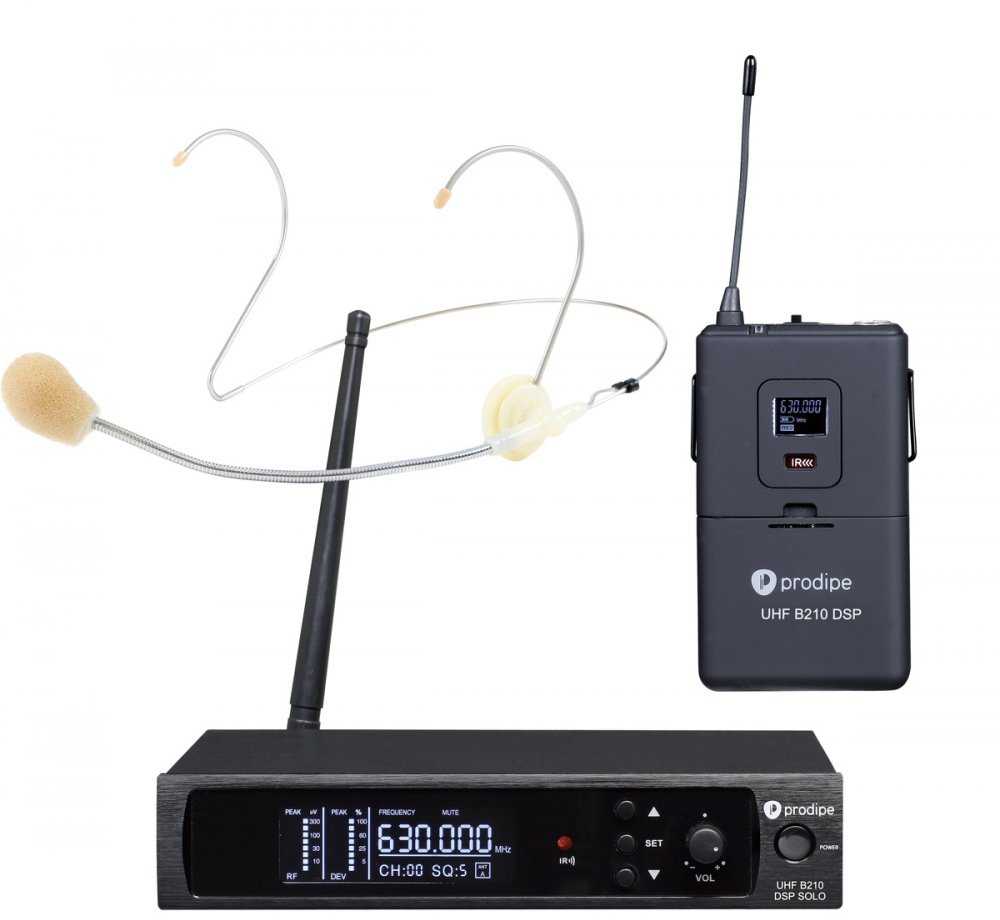 Prodipe Ausinės B210SOLO DSP UHF F5 - komplektas belaidis