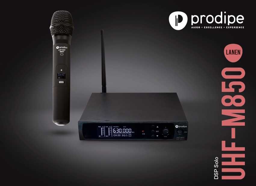 Prodipe M850 DSP SOLO UHF F5 - komplektas belaidis