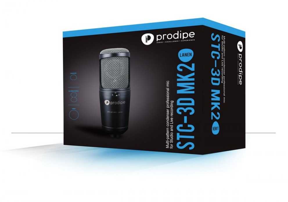 „Prodipe STC-3D MK2“ – kondensatorinis studijinis mikrofonas