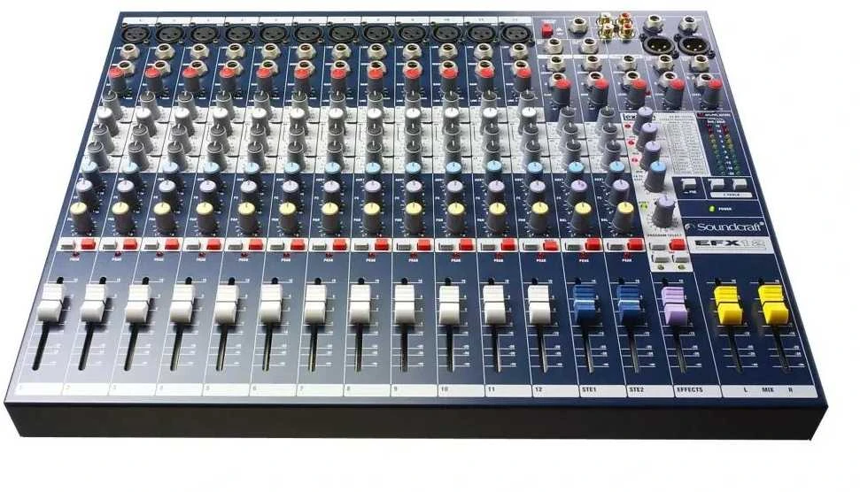 Soundcraft EFX12 – analoginis garso pultas, efektų procesorius