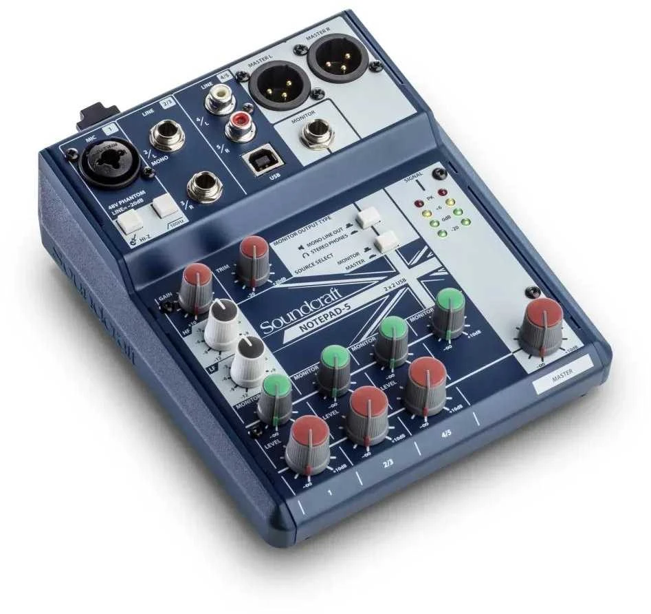 Soundcraft Notepad-5 – analoginis garso pultas