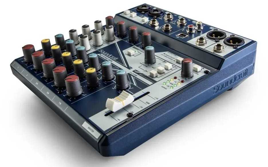 „Soundcraft Notepad-8FX“ – analoginis maišymo pultas, efektų procesorius