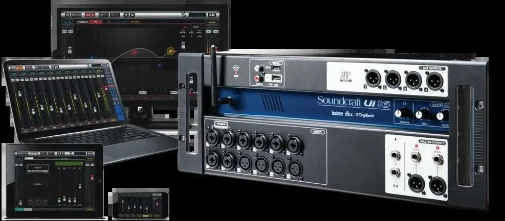 Carruzzo Soundcraft Ui16 16 kanalai