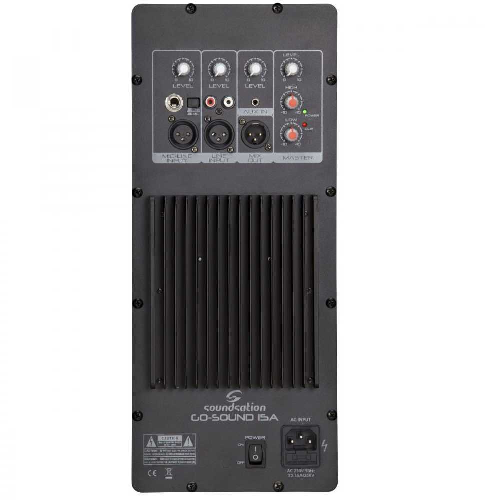 Kompiuterio kolonėlės Soundsation GO-SOUND 15A 880W - aktyvus garsiakalbis
