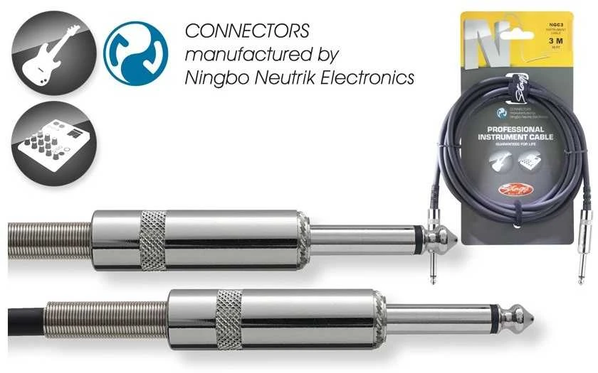Audio kabelis Stagg NGC6R, 6m