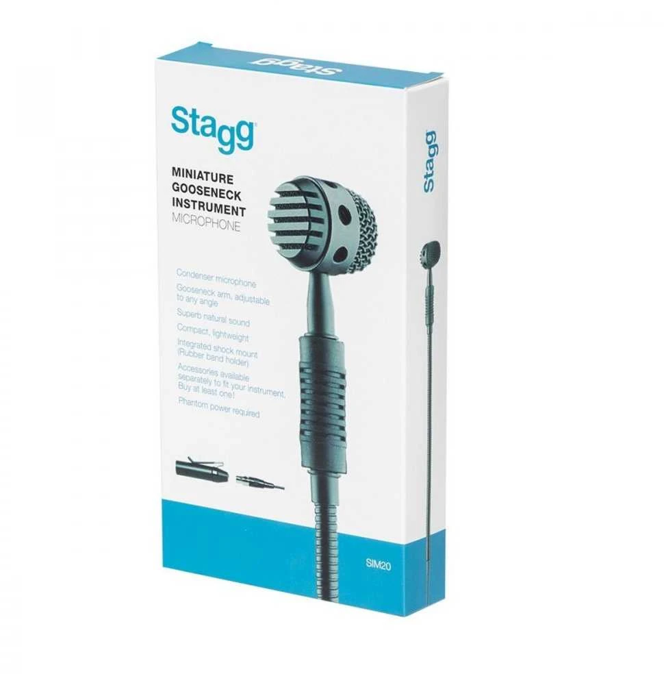 Kondensatorinis mikrofonas skirtas instrumentams Stagg SIM20