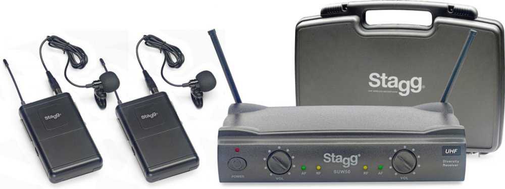 Stagg SUW 50 LL FH EU Wireless UHF system Juodas