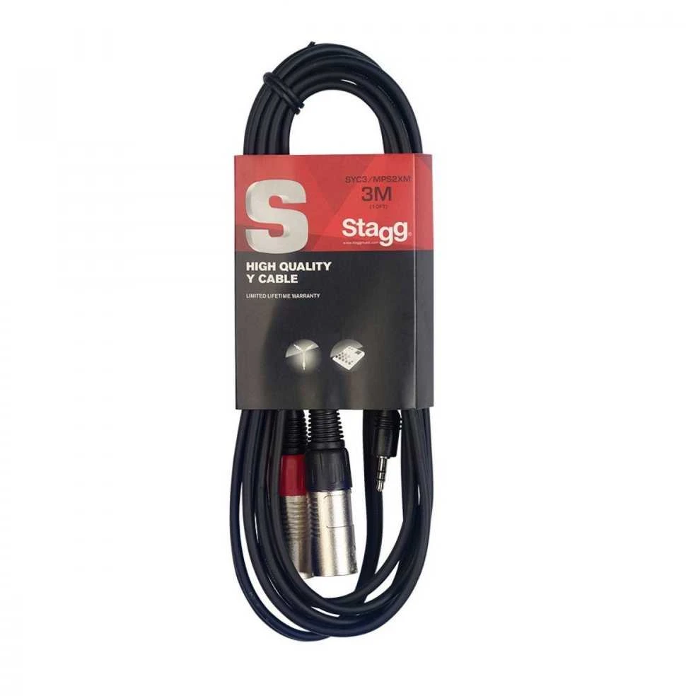Audio kabelis Stagg SYC3/MPSB2XM, 3m