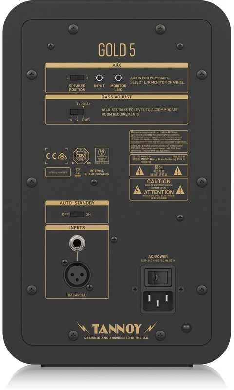Kompiuterio kolonėlės Carruzzo Tannoy GOLD 5 artimojo lauko monitorius 5" 200W