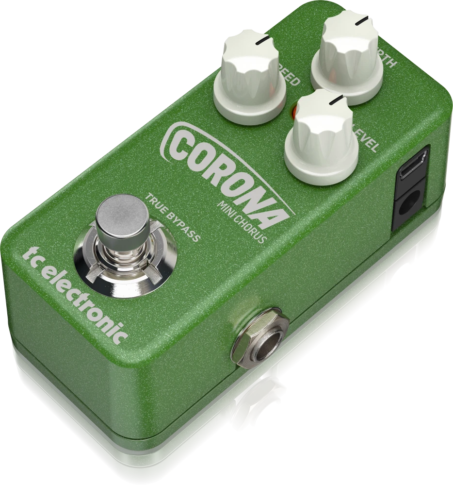 TC Electronic Corona Mini Chorus – chorus efektas su „TonePrint“ technologija kompaktiškame korpuse