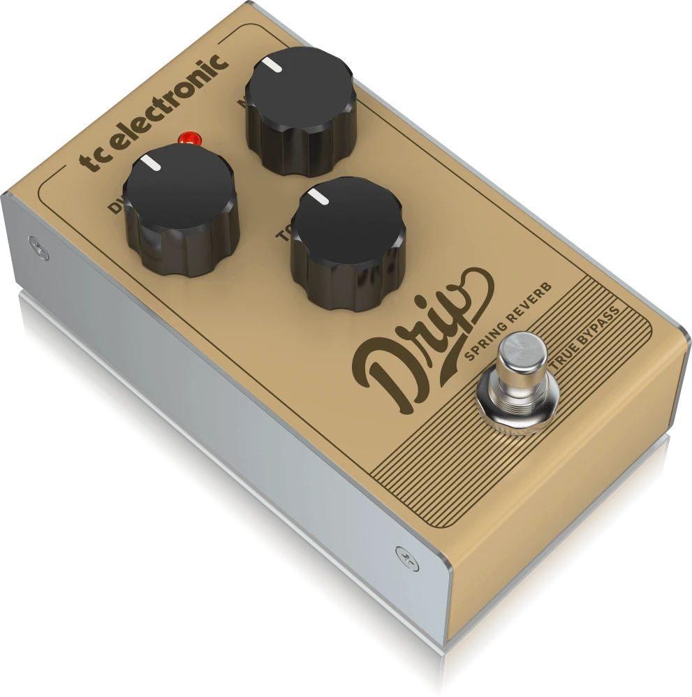TC Electronic Drip Spring Reverb – „Reverb“ tipo efektai