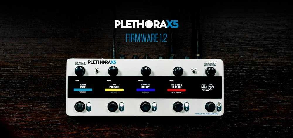 TC Electronic PLETHORA X5 – gitaros multiefektas