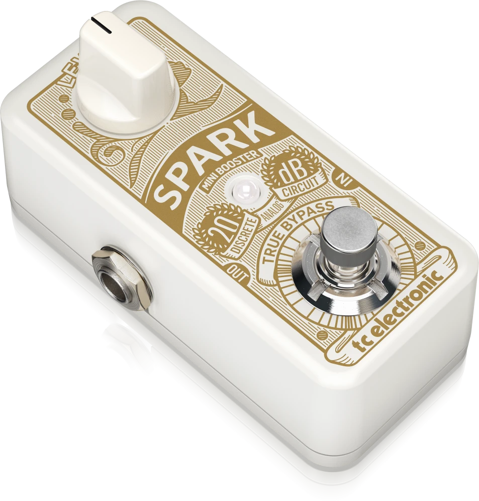 TCC TC Electronic Spark Mini Veiksmo pedalas Balta