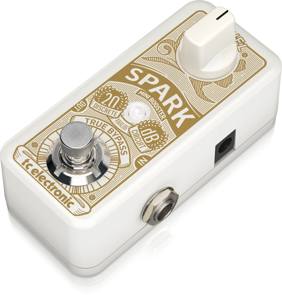 TCC TC Electronic Spark Mini Veiksmo pedalas Balta