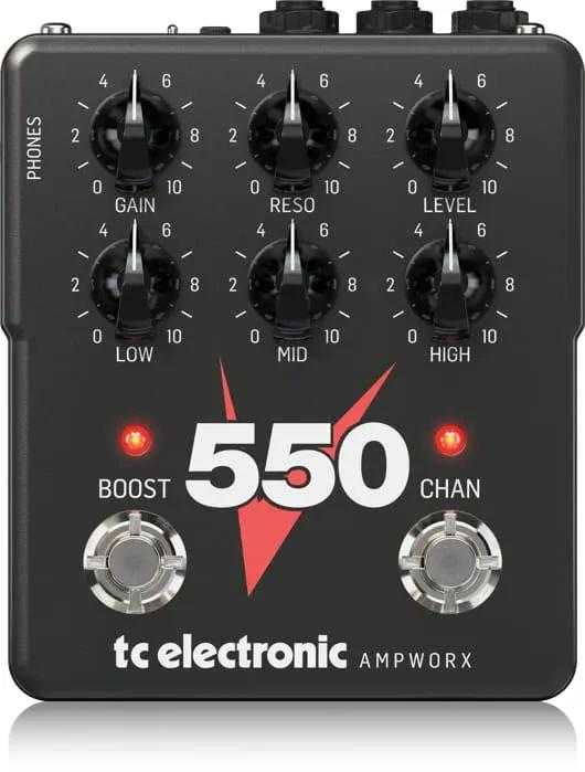 TCC TC Electronic V550 PREAMP gitaros pirminis stiprintuvas
