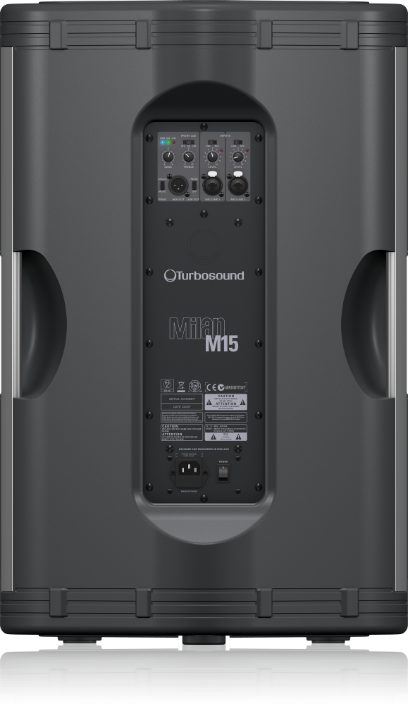 Kompiuterio kolonėlės Turbosound MILAN M15 - 15" aktyvaus garsiakalbio kolonėlė