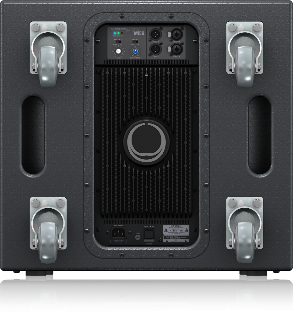 Turbosound MILAN M15B – aktyvus 15 colių žemųjų dažnių garsiakalbis
