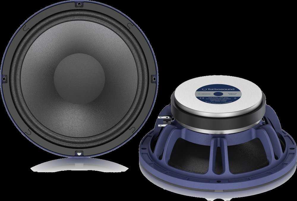 Kompiuterio kolonėlės Turbosound TS-10W300/8A 10" 300W žemų dažnių garsiakalbis su plokščiu dulkių kupolu